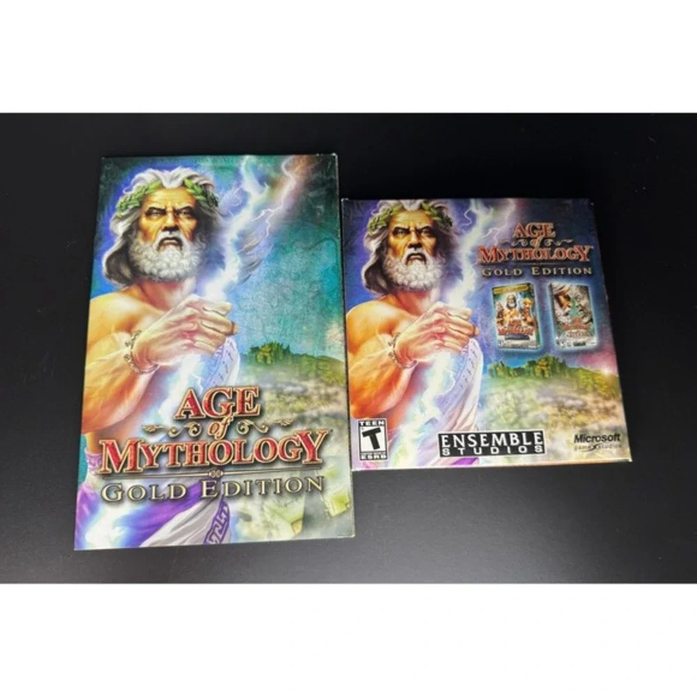 Vintage Age of Mythology Gold Edition PC Game Complete With Discs Manual +‎ Keys